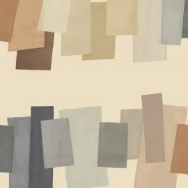 Ohpopsi Fragments Offset Blocks Gingerbread Latte Wallpaper - FRA50153W
