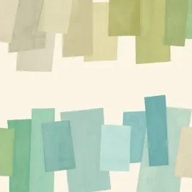 Ohpopsi Fragments Offset Blocks Pistachio Twist Wallpaper - FRA50155W