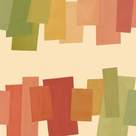 Ohpopsi Fragments Offset Blocks Heatwave Wallpaper - FRA50156W