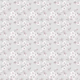 Galerie Anemone Mini Grey/Pink Wallpaper - G78485