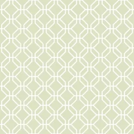 Galerie Trellis Negative Sage Green Wallpaper - G78523