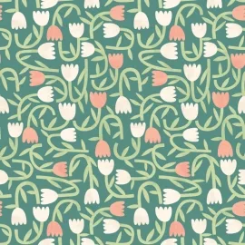 Ohpopsi Glasshouse Tiny Tulip Forest Wallpaper - GHS50138W