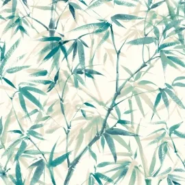 Ohpopsi Shadow Bamboo Peacock Wallpaper - HAN50115W