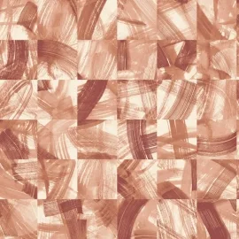 Ohpopsi Maku Geometric Cochineal Wallpaper - HAN50124W
