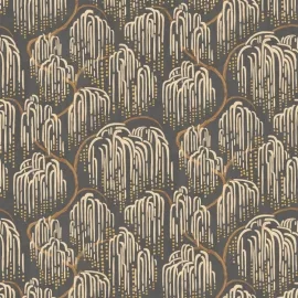 Ohpopsi Shizu Willow Tree Sable Mix Wallpaper - HAN50140W