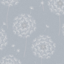 Holden Decor Allora Dandelion Blue Metallic Wallpaper - 36003