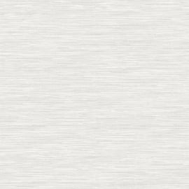 Holden Decor Bambara Grasscloth White Metallic Wallpaper - 65521