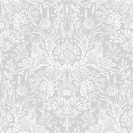 Holden Decor Harlen Woodland Design Grey Wallpaper - 90160