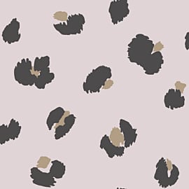 Holden Decor Large Leopard Spot Pink Metallic Wallpaper - 13031