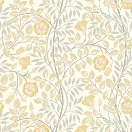 Hoopla Walls Rosehip Trail Warm Natural Wallpaper - HWA1088W