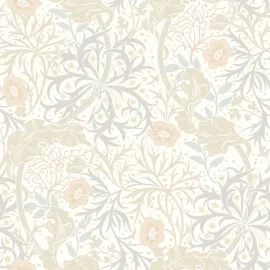 Hoopla Walls Seaweed Garden Linen Wallpaper - HWA1104W