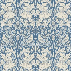 Hoopla Walls Forest Rabbit Navy Blue Wallpaper - HWA1144W