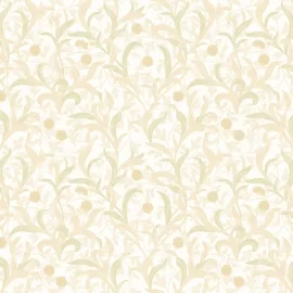 Hoopla Walls Elegance Floral Trail Thyme Wallpaper - HWA1263W