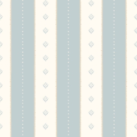 Hoopla Walls Decorative Stripe Wedgewood Wallpaper - HWA1381W