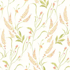Hoopla Walls Springtime Meadow Honey/Peach Wallpaper - HWA1415W