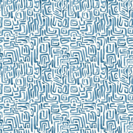 Hoopla Walls Maze Squiggle Ink Wallpaper - HWA1433W