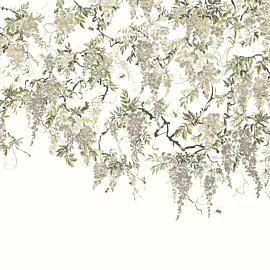 Ohpopsi Trailing Wisteria Linen Wall Mural - ICN50113M