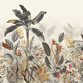 Ohpopsi Jangala Jungle Scene Fossil/Ginger Wall Mural - ICN50116M