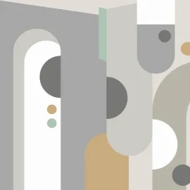 Ohpopsi Monster Arch Coin/Pistachio Wall Mural - ICN50130M