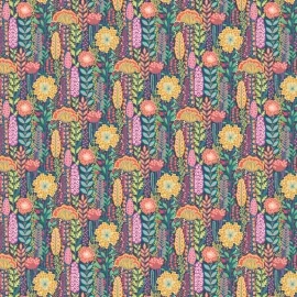 Ohpopsi Ichika Seedheads Prussian Wallpaper - IKA50131W