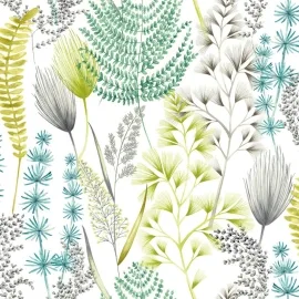 Ohpopsi Summer Ferns Acid Wallpaper - JRD50102W