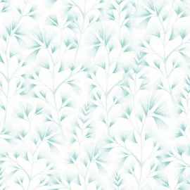Ohpopsi Arabella Ferns Teal/Cream Wallpaper - JRD50118W