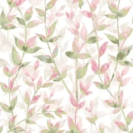Ohpopsi Pomponette Leaf Apple/Blossom Wallpaper - JRD50132W