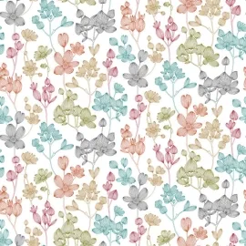 Ohpopsi Kalina Floral Russet Wallpaper - JRD50133W