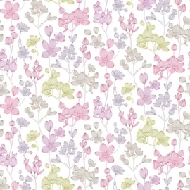 Ohpopsi Kalina Floral Pretty Pink Wallpaper - JRD50136W