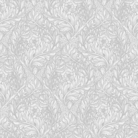 Galerie Rambleicious Floral Silver/Grey Wallpaper - LB25104