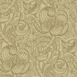 Galerie Down the Dilly Floral Yellow Wallpaper - LB25113