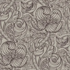 Galerie Down the Dilly Floral Red Wallpaper - LB25115