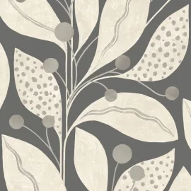 Ohpopsi Laid Bare Berry Dot Carbon Wallpaper - LBK50119W