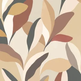 Ohpopsi Laid Bare Riviera Biscuit Wallpaper - LBK50127W