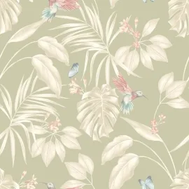 Ohpopsi Laid Bare Hummingbird Sage Wallpaper - LBK50138W