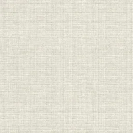 Crown Rowan Hessian Texture Stone Metallic Wallpaper - M1763
