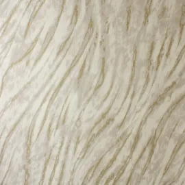 Crown Ember Abstract Fur Effect Natural Metallic Wallpaper - M1861