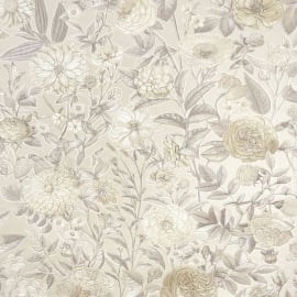 A flat swatch image of the M95709 natural floral pattern.