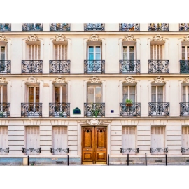 Grandeco Young Edition Parisian Facade Multi Wall Mural - ML3201