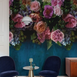 Grandeco Young Edition Peony Bloom Multi Wall Mural - ML6601