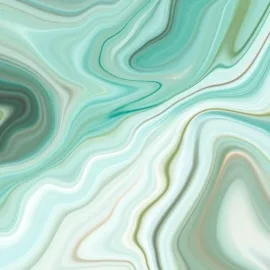 Origin Marbled Ink Emerald Wall Mural - MUR113