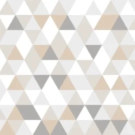 Origin Geometric Triangles Natural Wall Mural - MUR137