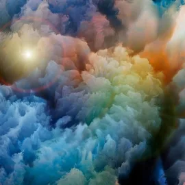 Origin Moody Clouds Multi Wall Mural - MUR153