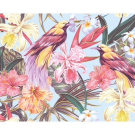 Origin Birds and Flowers Multi Wall Mural - MUR295