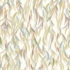 Origin Willow Leaves Natural Stone Wall Mural - MUR350