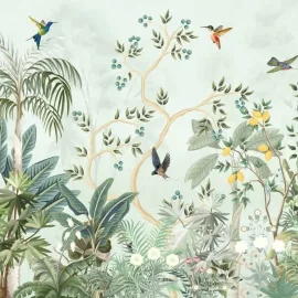 Origin Lemon Tree Forest Green Wall Mural - MUR372
