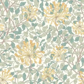 Origin Honeysuckle Seafoam Wall Mural - MUR381