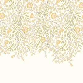 Origin Cascading Rosehip Gold/Olive Wall Mural - MUR401