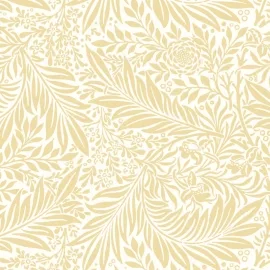 Origin Trailing Ferns Soft Gold Wall Mural - MUR406