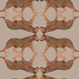 Galerie Enchanted Sabor Leopard Bronze Metallic Wallpaper - NHW1033